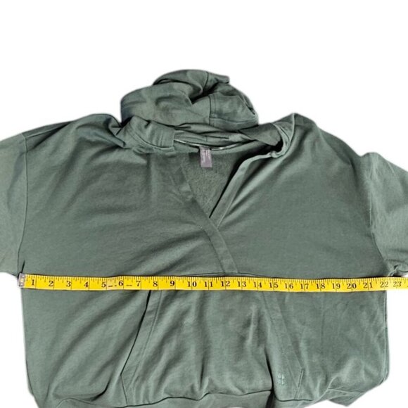 Sweaty Betty Womens After Class Relaxed V-Neck Pullover Hoodie, Green, Size 8-10 - Picture 5 of 9